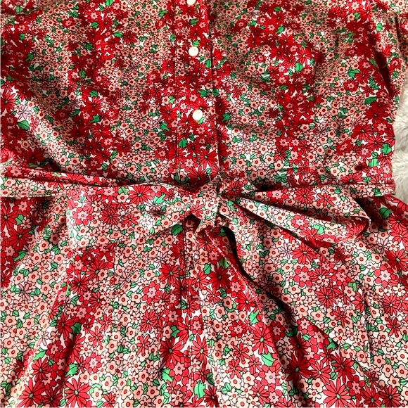 Untuckit Dress Women’s Size 2 Imogen Button Up Floral Side Pockets  Shirt Dress - Picture 8 of 12